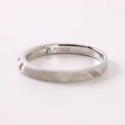 「あやせ」のシルバーリング。