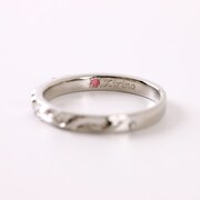 「桐乃」のシルバーリング。