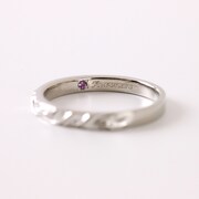 「黒猫」のシルバーリング。