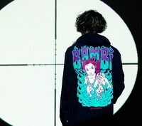 カネコアツシ「BAMBi」発泡プリントパーカー