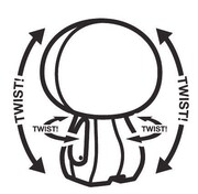 「Charaction CUBE」を回すイメージ。