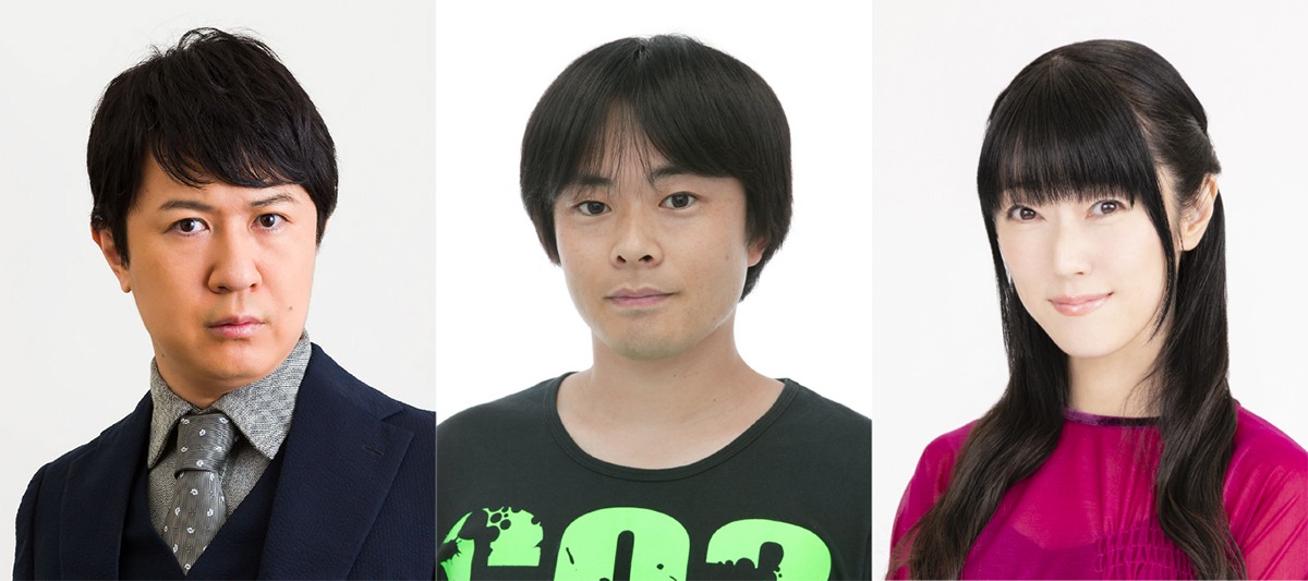 左から杉田智和、阪口大助、釘宮理恵。