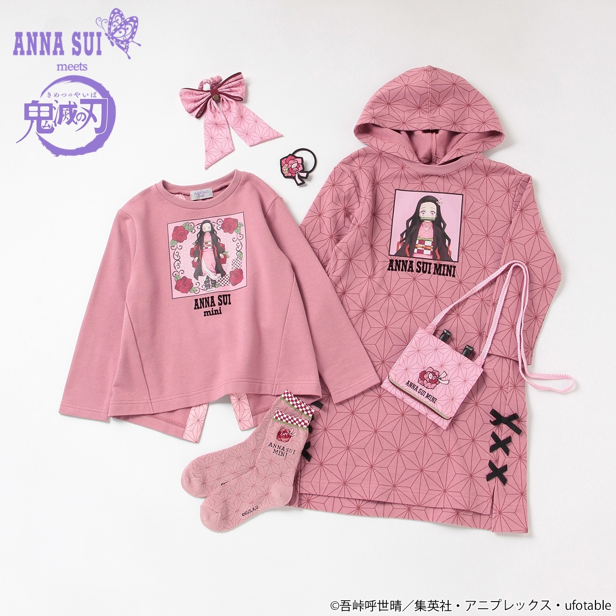 「鬼滅の刃×ANNA SUI キッズ 竈門禰豆子」