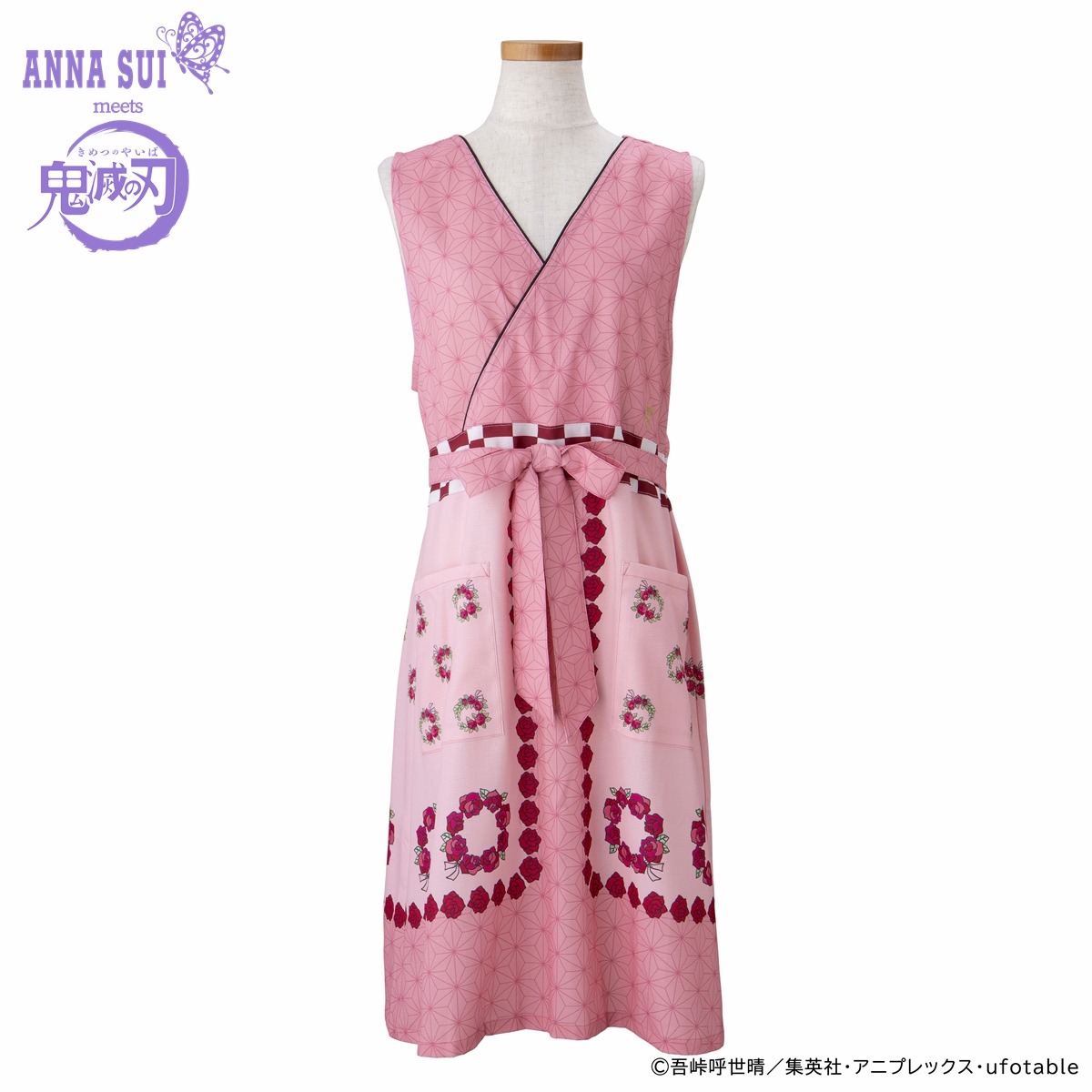 「鬼滅の刃×ANNA SUI カシュクールエプロン 竈門禰豆子」