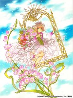 CLAMPの描き下ろしイラスト。