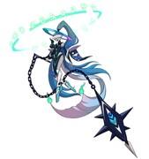 阿万手ラナが魔神ウォッチの力を使って変身するアマテライア。