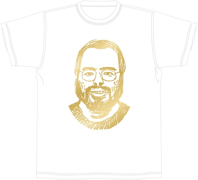 「メイドインアビス」グッズの「金のつくし卿Tシャツ」。