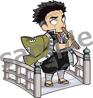 描き起こしのミニキャライラスト。