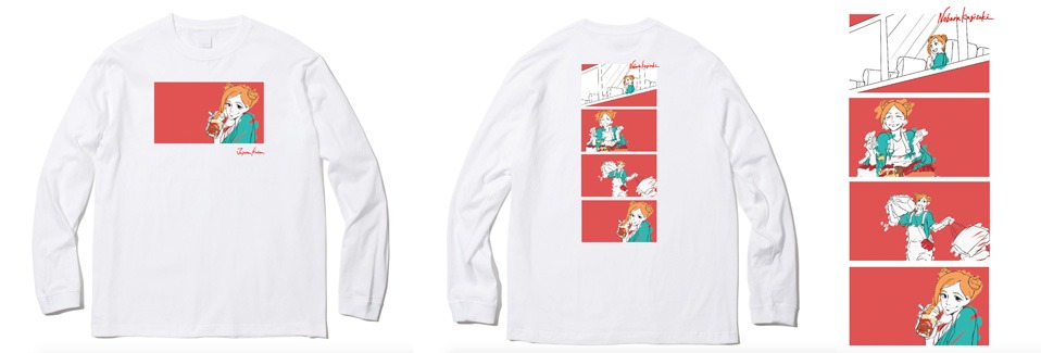 「呪術廻戦 x ZOZOTOWN 釘崎 野薔薇 ED ロングTシャツ」。価格は税込6490円。カラーはホワイト、ブラックがラインナップされた。「ED ロングTシャツ」は虎杖悠仁、伏黒恵、4人ver.も展開される。