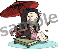 描き起こしのミニキャライラスト。