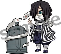 描き起こしのミニキャライラスト。