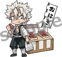 描き起こしのミニキャライラスト。