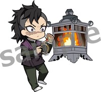 描き起こしのミニキャライラスト。