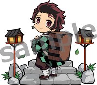 描き起こしのミニキャライラスト。