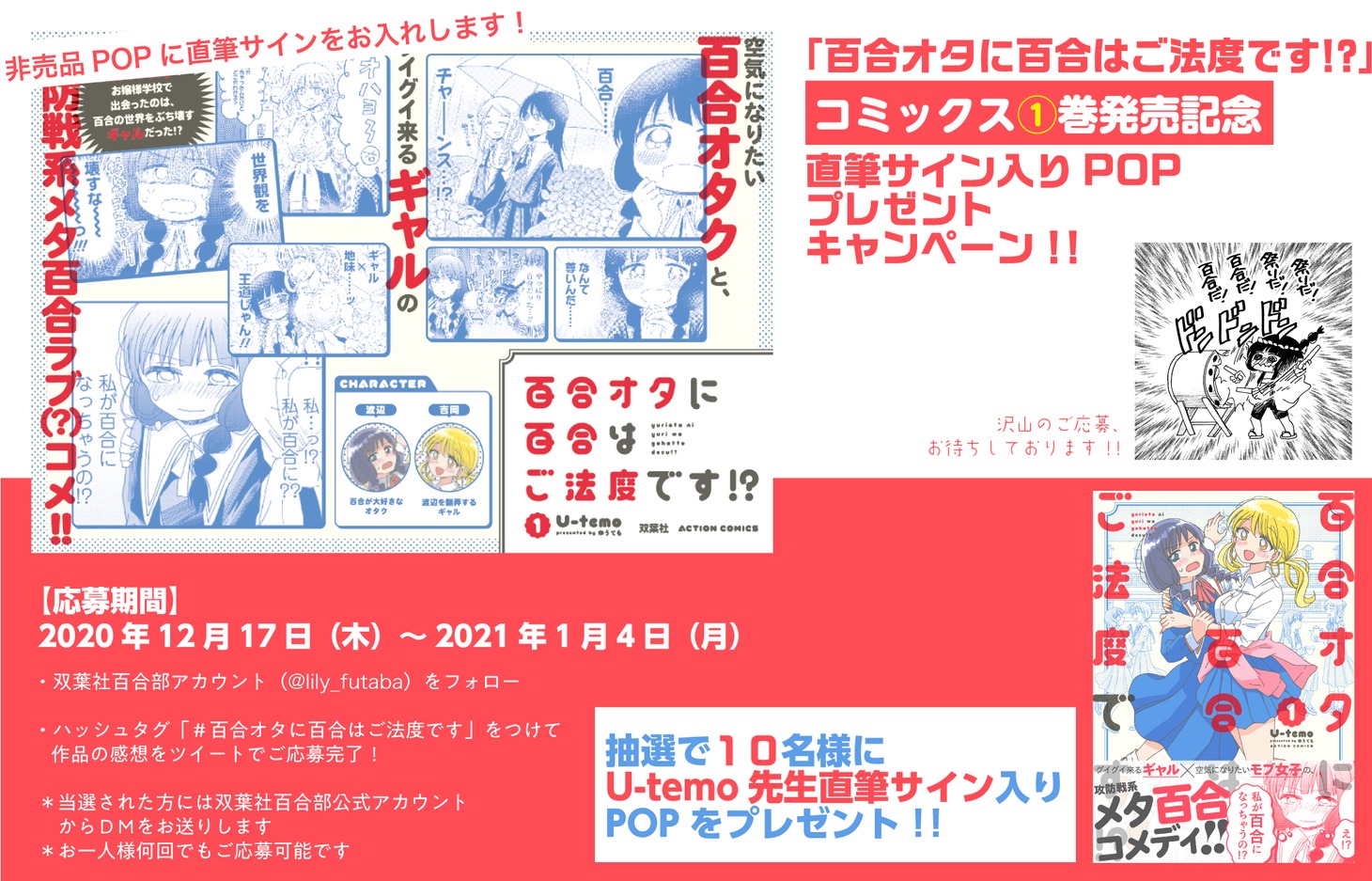 Twitterキャンペーンの詳細。