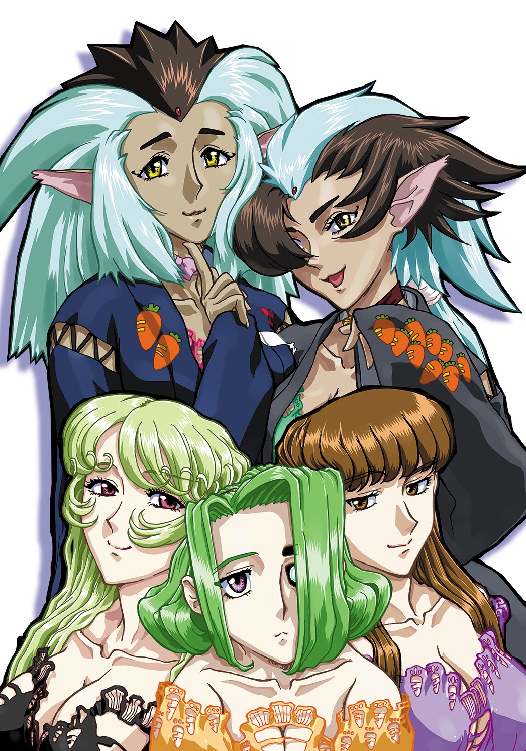梶島正樹描き下ろしの三方背スリーブケース。