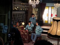 「その女、ジルバ」ポスタービジュアルの撮影風景。