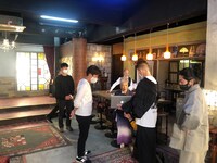 「その女、ジルバ」ポスタービジュアルの撮影風景。