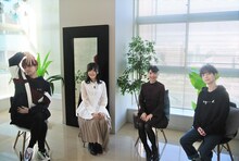 「キングスレイド 意志を継ぐものたち」コーナーより。左から石川界人、加隈亜衣、小澤亜李、河西健吾。