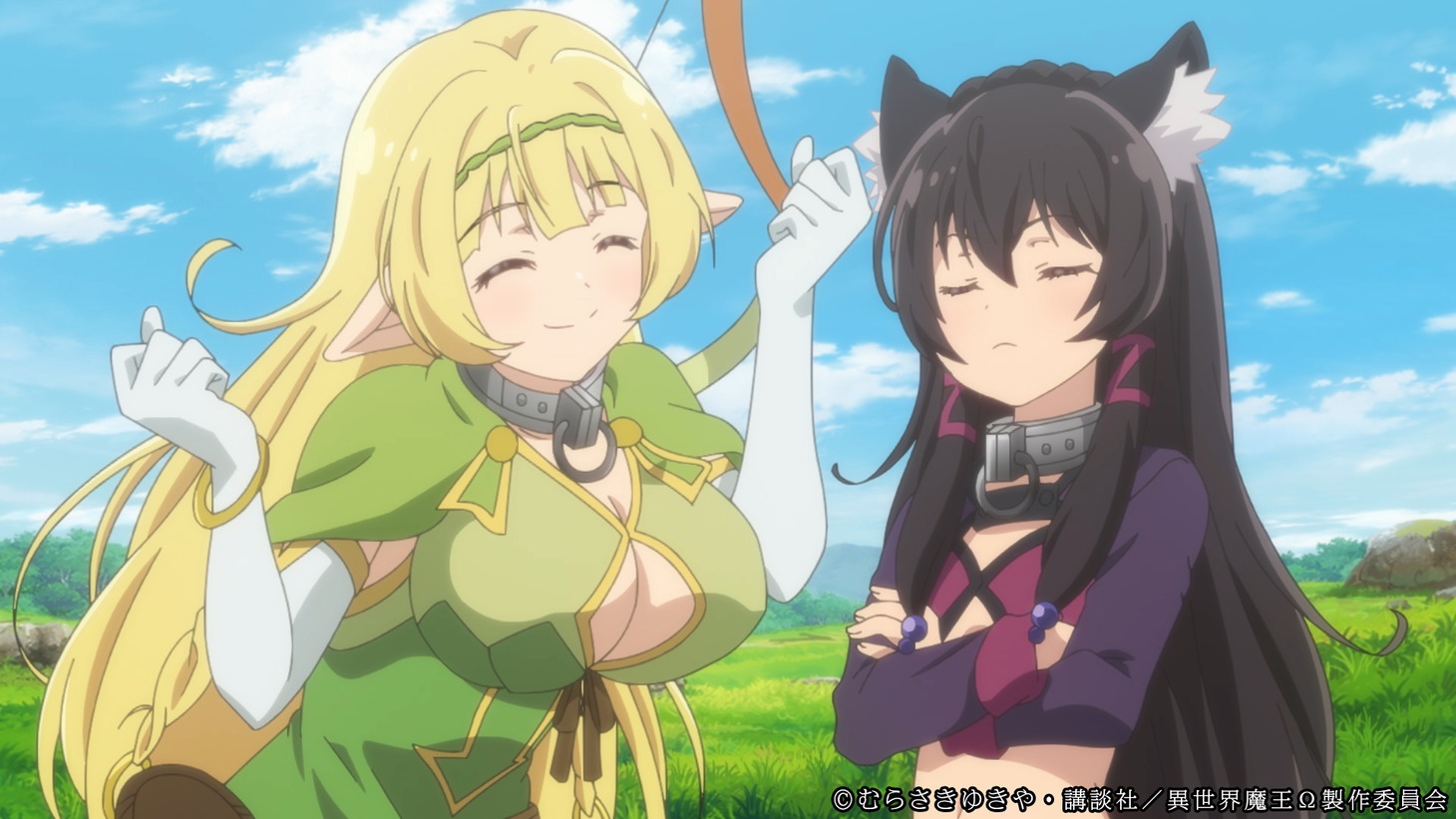アニメ「異世界魔王と召喚少女の奴隷魔術Ω」第1弾PVより。