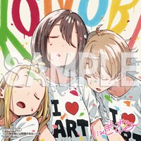 アニメイト特典の描き下ろしミニ色紙。