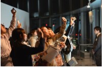 「リアル脱出ゲーム」の様子。