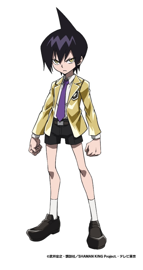 道蓮（CV：朴ろ美）
中国の歴史の陰で2000年間暗躍してきたシャーマンの一族、道（タオ）家の御曹司であり、自身も非常に高いシャーマン能力と戦闘力を持つ。短気でプライドが高いが、影ではそれに見合う努力を重ねている。頭頂部にある大きなとんがりは彼のトレードマーク。