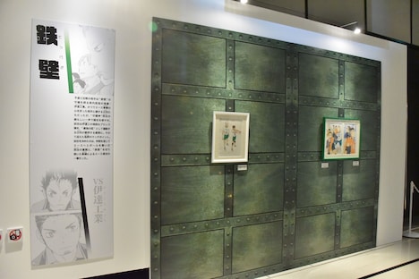 「連載完結記念 ハイキュー!!展」東京会場の様子。