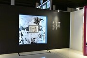 「連載完結記念 ハイキュー!!展」東京会場の様子。