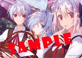 アニメイト連動購入特典として用意されたA4サイズビジュアルボード。