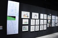 「じゃじゃ馬グルーミン★UP!」の原画展示コーナーより。