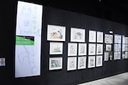 「じゃじゃ馬グルーミン★UP!」の原画展示コーナーより。