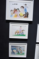 「じゃじゃ馬グルーミン★UP!」の原画展示コーナーより。