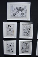 「じゃじゃ馬グルーミン★UP!」の原画展示コーナーより。