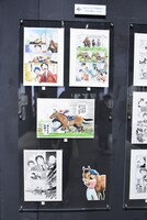「じゃじゃ馬グルーミン★UP!」の原画展示コーナーより。