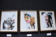 「画業40周年記念企画 ゆうきまさみ展」で販売される複製原画。
