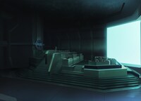 ボー ダー基地司令本部（オペレーションルーム）の美術設定画。