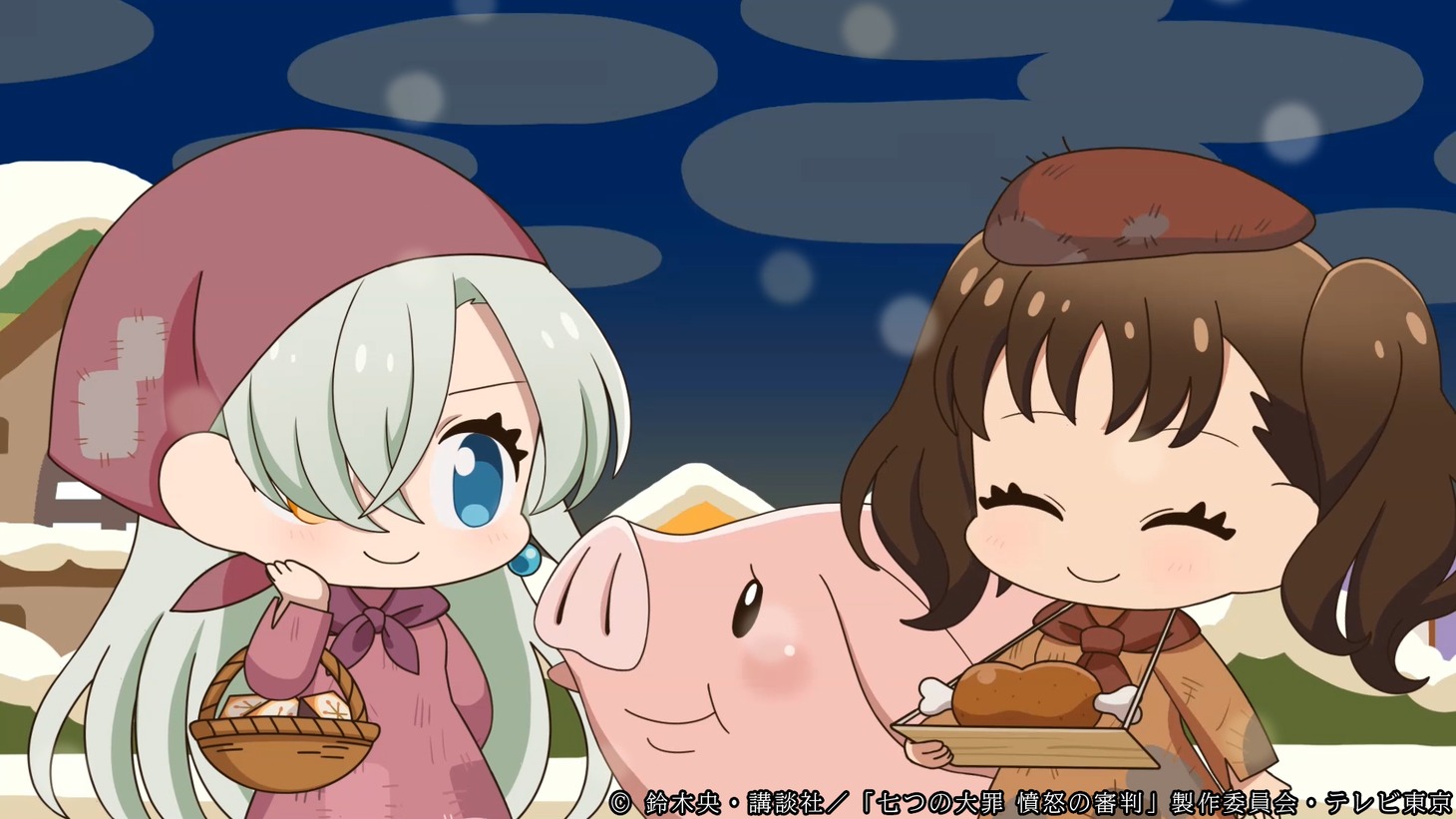 ミニアニメ「劇団 七つの大罪」より。