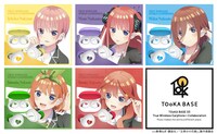 TVアニメ「五等分の花嫁∬」のコラボワイヤレスイヤホンバナー。