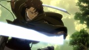 TVアニメ「進撃の巨人」より、リヴァイ。
