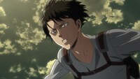 TVアニメ「進撃の巨人」より、リヴァイ。