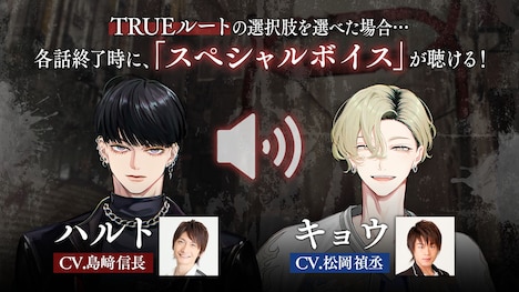 スペシャルボイス公開キャンペーンの告知画像。