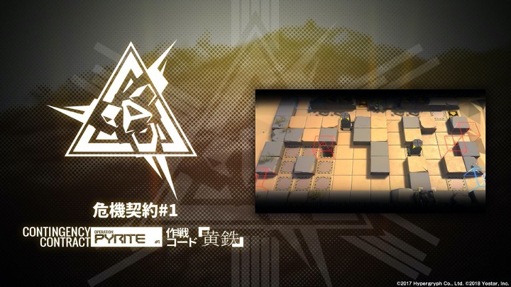 「アークナイツ1周年記念公式生放送」のスライド。