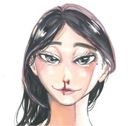 「ボタボタ」のカラーカット。