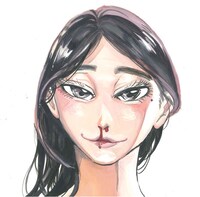 「ボタボタ」のカラーカット。