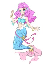 ローラ（CV：日高里菜）。人魚の国・グランオーシャンからやってきた人魚の女の子。まなつ・さんごと同じ歳。ちゃっかり者の自信家で、思っていることをなんでも正直に言ってしまうタイプ。グランオーシャンの次期女王になる夢を叶えるため、“伝説の戦士”であるプリキュアを探しにきた。プリキュアのサポート役として、まなつたちと一緒に地上で生活を送るようになる。