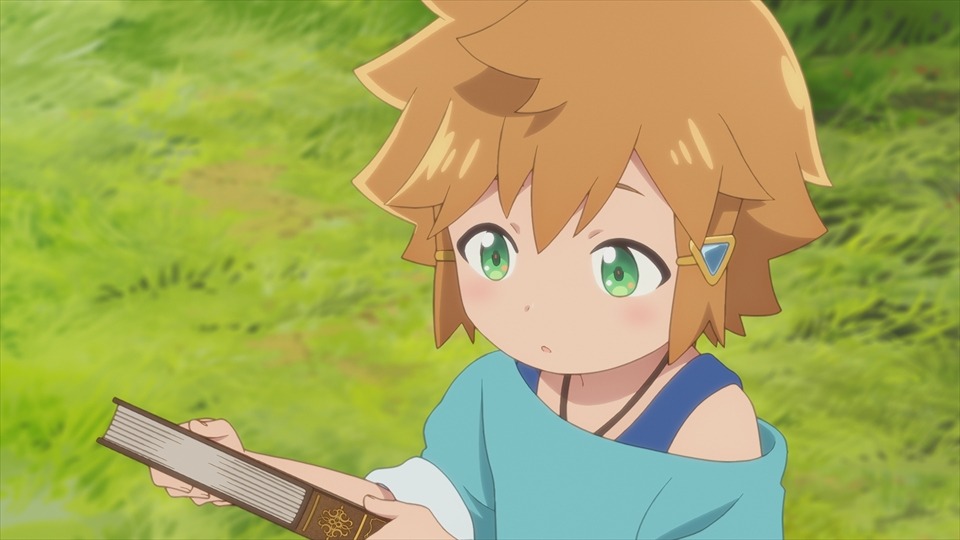 TVアニメ「たとえばラストダンジョン前の村の少年が序盤の街で暮らすような物語」第1話場面カット