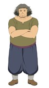ギンジ(CV:小西克幸)。数少ない「極・クエスト」のリアルプレイヤー。見た目は汚い酔っ払いのおっさんだが、若い頃は柔道をしていて絞め技が得意。