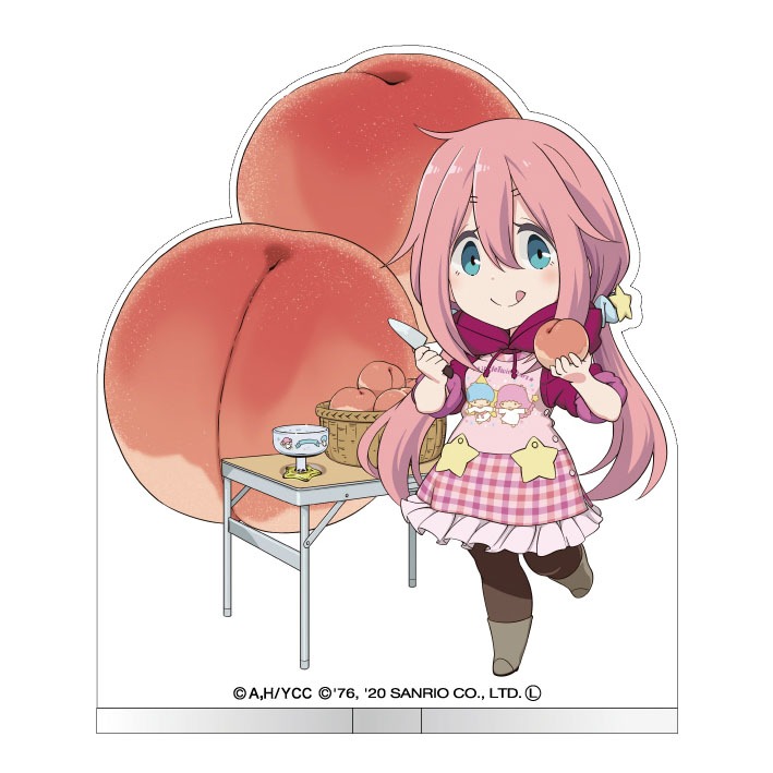 「ゆるキャン△×
サンリオキャラクターズ アクリルスタンド 各務原なでしこ×
リトルツインスターズ」