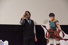 「ステラ」を放つ鶴岡聡。